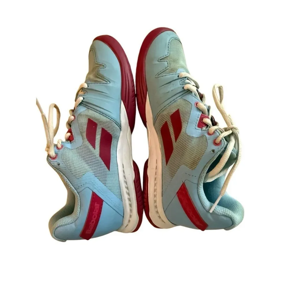 Babolat‎ SFX3 All Court Clearwater/Cherry Tennis Shoes Women's Sz 6.5